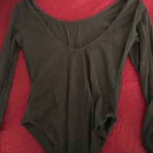 Green bodysuit size medium.